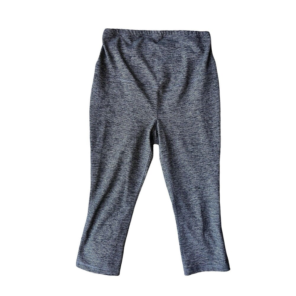 Old Navy Active Maternity Capri Leggings Gray Go-Dry Stretch Yoga Size L